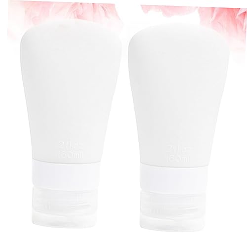 Beaupretty Frasco De Aperto Recarregável De Silicone Vazio De 4 Peças Para Viagem