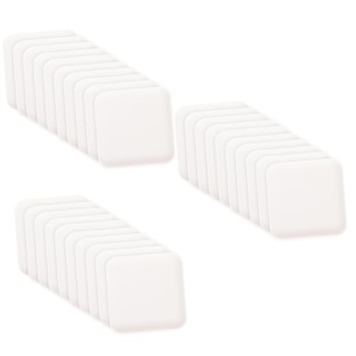 Amortisseurs collision muraux en silicone blanc Housoutil contre les chocs de poignée