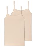 Schiesser Damen 2PACK Spaghettitop Unterwäsche, Sand, 36