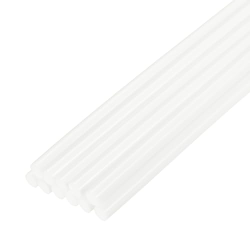 uxcell Mini Hot Glue Sticks for Glue Gun 7mm x 100mm Cream White 12pcs