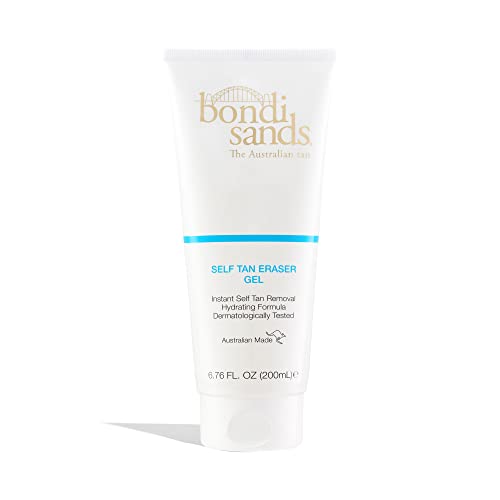 Bondi Sands Self Tan Eraser Gel | Gentle Instant Tanning Removal in 5 Minutes, Ultra-Nourishing Hydrating Formula, Dermatologically Tested, Vegan + Cruelty Free | 200 mL/6.76 Oz