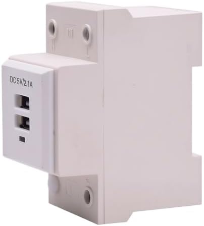 Hosrivae Usb Din Rail Socket, Dc 5v Power Module, Industrial Charging Port, Control Panel Usb, Electrical Enclosure Adapter, Modular Terminal Block, Ac To Dc Converter, Automation System Supply - 1