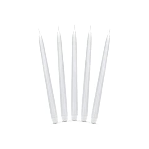 PartyDeco velas cónicas juego blanco Cover