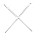 LEXININ 30 PCS Aluminum Round Rod, 1/2 x 16 Inch Soild Metal Bar Stock for DIY Craft and Industry, Silver, 13mm Diameter