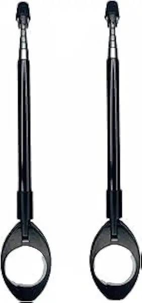 KIT 2 Antena Aparador Corta Linha de Pipa - Moto Retrátil 6 Estágios Especificações: - Inox - Dobrável Guidão Inox - DM SHOPP