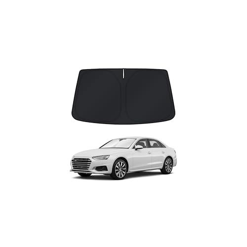 Image of KUST Windshield Sun Shade for Audi A4 / A5 / S5 / RS5 2018-2022 2023 2024 2025 Window Accessories Shade Sun Visor Cover Foldable Block UV Rays