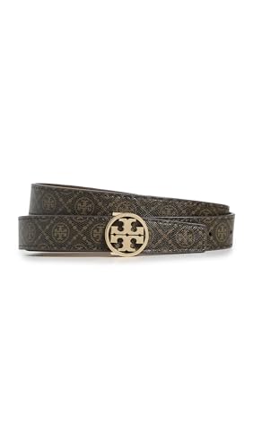 Tory Burch Women's T Monogram Coated Canvas Miller Belt
