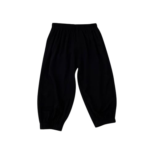 Chándal de fútbol para niñas, pantalones de verano ligeros con puños, pantalones deportivos de cintura lisa, holgados, pantalones de correr de longitud completa, pantalones de ciclismo, uso casual