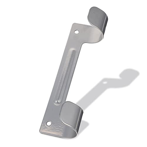 Veemoon Bügelbrett Wandhalterung Aus Stahl Mit Doppelhaken Wandmontierter Aufhänger Für Bügelbrett Und Haushalt Platzsparender Haken Für Waschküche Bad Garage Und Schlafzimmer