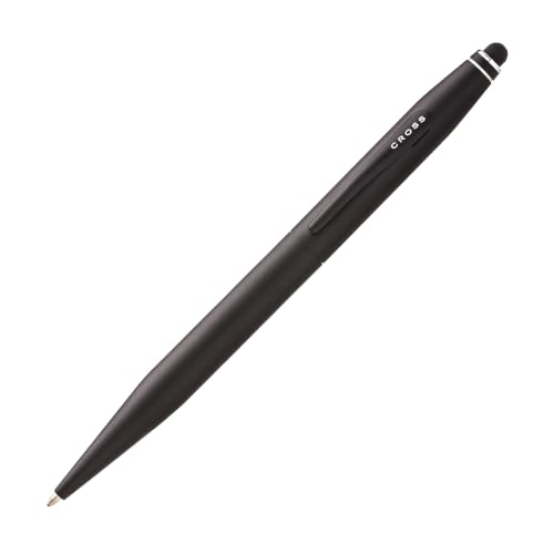 Image of Cross Tech 2 Satin Black Ballpoint Pen - Refillable, Medium Point, Black Ink, Premium Gift Box