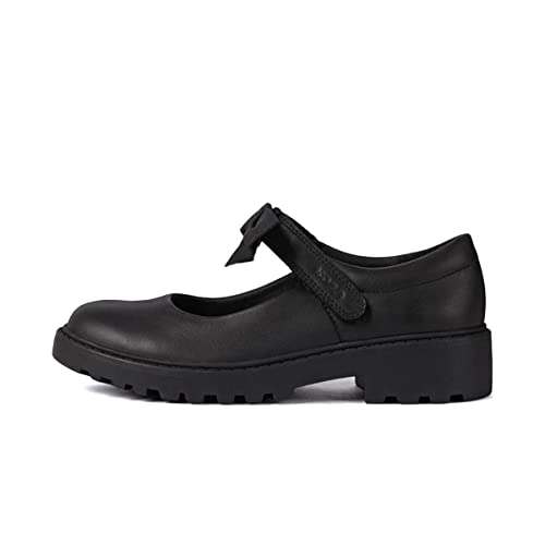 Geox J Casey Girl E, Bailarinas Niñas, Negro, 35 EU
