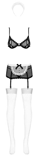 Set de lencería Obsessive MAIDME de 5 piezas que realza tu silueta L/XL 3