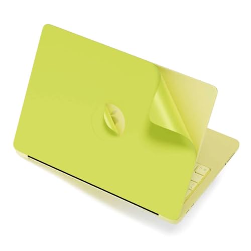 Autocollant MacBook Neo 13 A3404 jaune-vert en vinyle ultra fin