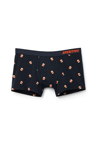 Man's Negroni Cocktail Print Superior Cotton Boxers