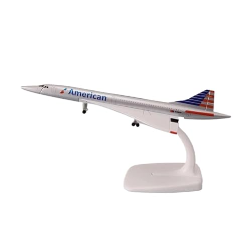 Aviones de metal fundido a presión Concorde Costa réplica coleccionable 20 cm