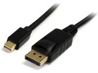 0,5 M Mini-DisplayPort DisplayPort M-M-Cavo DisplayPort a DisplayPort a Mini DisplayPort, Maschio/Maschio, Dorati, Nero) "