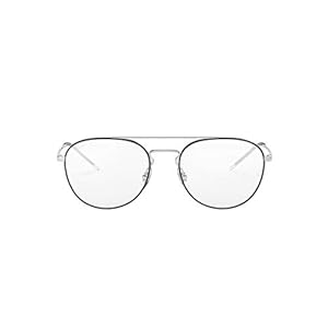 Ray-Ban 0rx 6414 2983 55 Lunettes de Soleil, Noir (Silver Top Black), Mixte Adulte