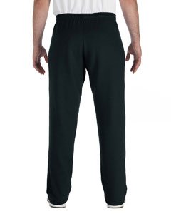By Gildan Gildan Adult Heavy Blend 8 Oz, 50/50 Open-Bottom Sweatpants - Black - S - (Style # G184 - Original Label)