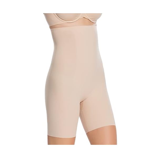 SPANX-Shapewear-for-Women-Thinstincts-10-Mid-Thigh-Shaping-Short-Regular-and-Plus-Sizes SPANX Shapewear for Women Thinstincts High-Waisted Mid-Thigh Shaping Short (Regular and Plus Sizes) Soft Nude XL