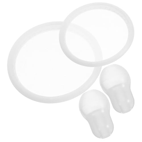PartyKindom 1 Set Accessories Ear Tips Accessories Children Diaphragm Replacement Accessories Adult Diaphragm for Women White PVC