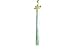 Green & White Graduation Tassel with Gold 2012 Year Charm