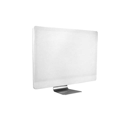 CDC Protector de Pantalla para computadora de Escritorio, 21 Pulgadas 27 Pulgadas Monitor de iMac Cubiertas de Polvo de Pantalla Monitor de PC Estuche de Panel antiestático a Prueba de polvo-White-27