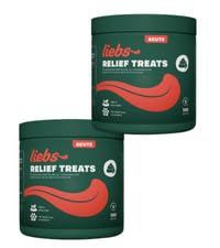 liebs Hunde Supplement Verdauung, Darm & Magen (2 x 300g) Relief Snack | Heilmoor für Hunde mit empfindlichen Magen | Dog Treats unterstützen die Normale Verdauung | Kohletabletten | 100% pflanzlich