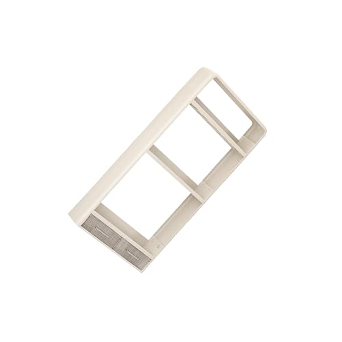 Étagère murale multicouche pour salle de bain et toilettes en acier blanc - 7