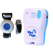 Medpage Splash Proof Call Pendant Alarm With Wrist Strap And MPPL Carer Pager MPPL-ERTXSET