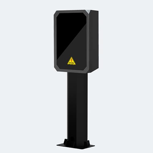 Borne de recharge extérieure sur pied avec support fixe et verrouillage par mot de passe pour auto