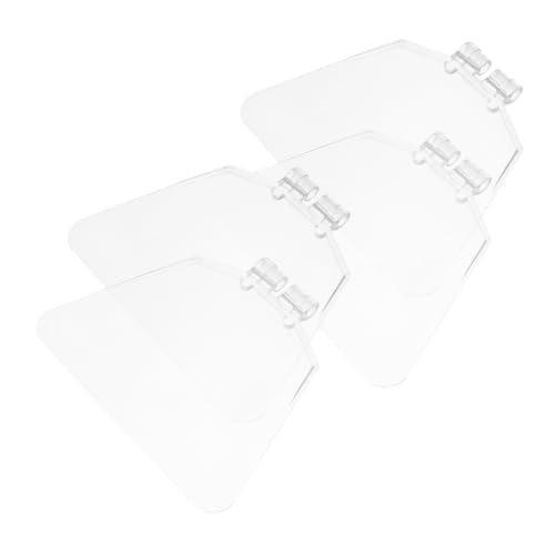 Mikikit 4pcs Bench Eye Device for Grinder Eye Shields Bench Grinder Safety Guard