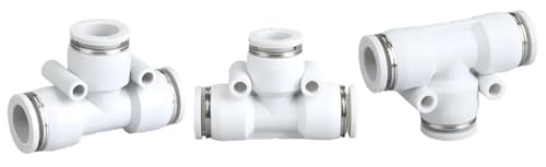 Raccord pneumatique rapide en T connecteur tube 16 mm 14 mm PEG16-14-16