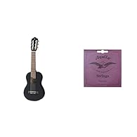 Product 1: True Yamaha quality crafted for playability and tone: the little guitar with a big sound. An inspirational mini acoustic - balanced tone with even, clear response from high to low notes Product 1: A 6-string, quarter size instrument crafte...