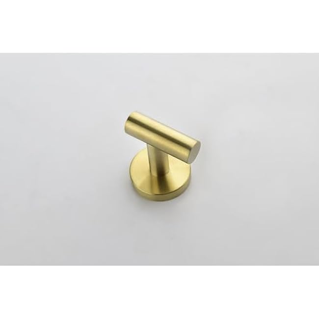 Elegant 3-Piece Bathroom Hardware Set for Enhanced Style and Organization, Brushed Gold Finish