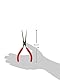 Rayher Flachspitzzange für Schmuck, Flachzange, 15 cm, rutschfeste Griffe, Qualitätswerkzeug CRV Stahl, 8934400
