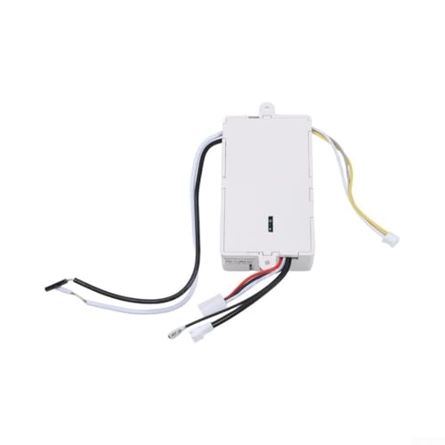 Image of Zeroupshop QH007 DC Inverter Ceiling Fan Light Remote Control and 2.4G Driver Controller, with Oscillation Function, for Variable Frequency Motor, White Plastic Receiver Kit(A)
