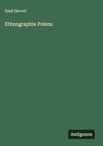 Ethnographie Polens [German] 3386418635 Book Cover