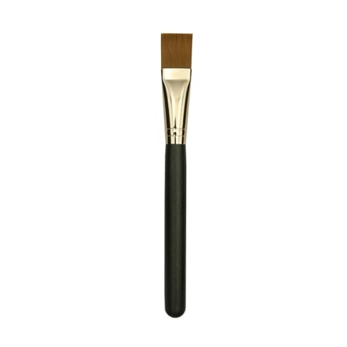 Pinceau teint en bois naturel pour l'application fluide du fond de teint et masque facial