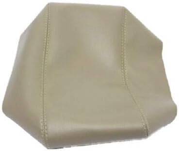 Fits 2005-2012 Nissan Pathfinder Real Beige Leather Center Console Lid Armrest Cover Cover (Skin Only)