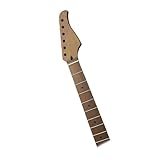 Le manche et la touche de la guitare électrique sont polis, garantissant une expérience de jeu fluide.