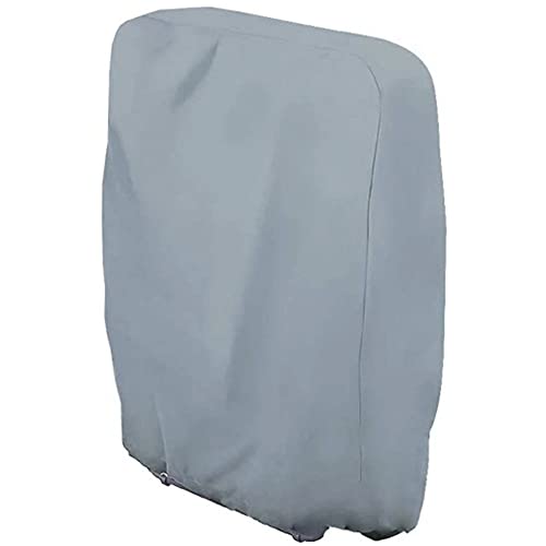 Zero Gravity Chair Cover Outdoor Folding Garden Sunbed&Sun Lounger Cover Waterproof Dustproof UV Resistant Patio Veranda Reclining Chairs Cover 28x43inches Grey