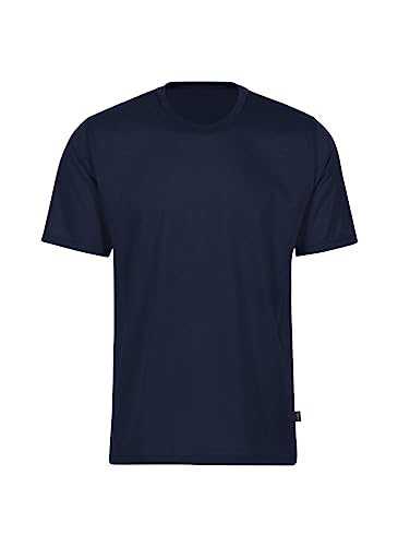 Trigema Men's T-Shirt 636202, X-Large, Blue (navy 046), XL - Image 2