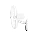 Imagen de RAYDAN Ventilador de Pared 16 40cm 45W 3 Velocidades con Mando a Distancia Blanco Home