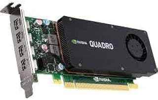 NVIDIA Quadro K1200 for DisplayPort - Graphics card - Quadro K1200 - 4 GB GDDR5 - PCIe 2.0 x16 low profile - 4 x Mini DisplayPort