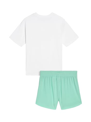 Image of PUMA Girls' 2pc Jersey SS Tee & French Terry Short Set