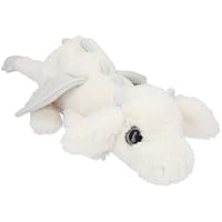 Depesche 13864 Snukis - Peluche dragón Blanco, con Pelaje Suave