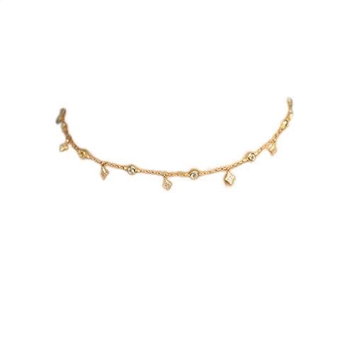 Breloque étoile et chaîne à maillons Triangle pour collier déclaration femmes