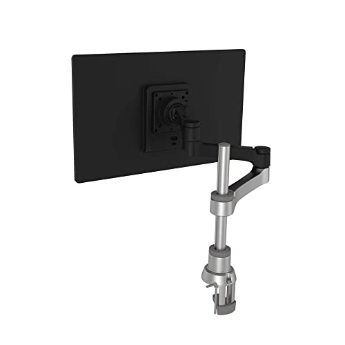 R-Go Tools Zepher 4 R-Go C2, Circulaire Bras simple écran, fixation bureau, adjustable, 0-8 kg, noir-argent, faible emp