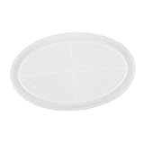 Grand moule de plateau d'affichage : avec cela, vous pouvez utiliser un moyen simple pour créer votre propre style de plateau, moule de plateau ovale