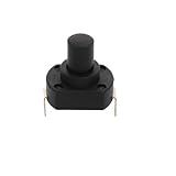10pcs Convoy L6 Flashlight 125V 10A/6A High Current Switch for DIY(18.5H Black)